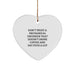 Funny Mechanical Engineer Gifts for Him from Friends - Heart Ornament with 'Don't Trust A Mechanical Engineer That Doesn't Drink Coffee And Say F--k A Lot' Quote - Christmas Unique Gifts - Image 1