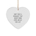 Funny Mixologist Gifts from Men to Friends, Cute Heart Ornament for Christmas Unique Gifts - Don't Trust A Mixologist That Doesn't Drink Coffee And Say 'F--k A Lot' - Image 1