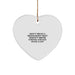 Funny Mixologist Gifts from Friends and Family, Heart Ornament for Coffee Loving Bartenders, Christmas Unique Gifts for Men, Women, Coworkers - Image 1