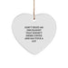 Funny Oncologist Gifts, Heart Ornament for Oncologist Men, Gifts from Friends to Oncologist Doctors, Don't Trust An Oncologist That Doesn't Drink Coffee And Say F--k A Lot - Image 1