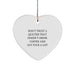 Funny Quilter Gifts for Men and Women - Quilter Heart Ornament, Quilter Christmas Unique Gifts, Gifts from Friends and Family - Image 1