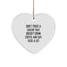 Funny Sailor Gifts, Heart Ornament, Christmas Unique Presents from Men to Sailor Friends - Image 1