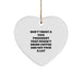 Funny Vice President Gifts from Men, Heart Ornament for Vice President, Funny Quote 'Don't Trust A Vice President That Doesn't Drink Coffee And Say F--k A Lot', Unique Christmas Unique Gifts - Image 1