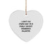 Funny Insurance Adjuster Gifts from Men, Heart Ornament Quote for Insurance Adjusters, Christmas Unique Gifts, Gifts for Insurance Adjuster Friends, Family, Coworkers, Men, Women - Image 1