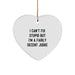 Funny Judge Gifts for Men, Women, Friends, Coworkers - I Can't Fix Stupid But I'm A Decent Judge Heart Ornament, White, Christmas Unique Gifts - Image 1