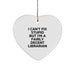 Funny Librarian Gifts for Him, Heart Ornament Quote I Cant Fix Stupid But Im A Fairly Decent Librarian Christmas Unique Gifts from Family - Image 1