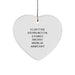 Funny Medical Assistant Gifts, Heart Ornament for Men or Women, 'I Can't Fix Stupid But I'm A Fairly Decent Medical Assistant' Christmas Unique Gifts from Friends or Family - Image 1