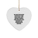 Funny Ambulance Driver Gifts from Family - Heart Ornament for Ambulance Driver Men on Christmas Unique Gifts - Image 1