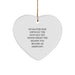 Funny Assistant Gifts from Men to Coworkers Friends Family - Heart Ornament, 'No Matter How Difficult The Days May Get. Never Forget The Reason You Became An Assistant.' Christmas Unique Gifts - Image 1