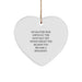 Biologist Heart Ornament Gifts from Friends for Christmas Inspirational Quote - Image 1