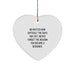 Funny Christmas Unique Gifts from Friends and Family for Designer Heart Ornament, 'No Matter How Difficult The Days May Get. Never Forget The Reason You Became A Designer.' - Image 1