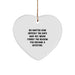 Detective Gifts from Men - Funny Heart Ornament for Christmas Unique Gifts for Detective Friends and Family - 'No Matter How Difficult The Days May Get' Motivational Quote - Image 1