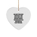 Electrician Heart Ornament, Funny Quote Gifts for Electrician Men Women Friends Family, Christmas Unique Gifts from Electrician, Never Forget the Reason - Image 1