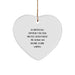 Game Warden Inspirational Heart Ornament Gifts from Men for Game Wardens, Funny Reminder of Why They Became Game Wardens, Perfect Christmas Unique Gifts - Image 1