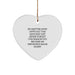 Funny Inspirational Gifts from Friends to Insurance Sales Agent - Heart Ornament with Quote Never Forget the Reason You Became an Insurance Agent, Christmas Unique Gifts - Image 1