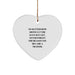 Funny Trainer Heart Ornament, Gifts from Men for Women Trainers, Never Forget the Reason You Became a Trainer, Christmas Unique Gifts - Image 1