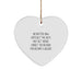 Funny Welder Heart Ornament Gifts from Men to Family, Christmas Unique Gifts for Welders, Heart Shaped MDF - Image 1