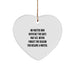 Funny Writer Heart Ornament Gifts from Friends for Men, Women, Family, Coworkers - Inspirational Quote for No Matter How Difficult The Days May Get - Image 1