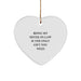 Funny Sister-in-law Heart Ornament Gifts from Men, Women, Friends, Coworkers, Family, Christmas Unique Gifts for Sister-in-law, Funny Heart Shaped Ornament - Image 1