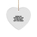 Funny Sister-in-law Gifts from Men for Sister-in-law - Heart Ornament, Unique Christmas Unique Gifts for Sister-in-law - Being My Sister-in-law Is The Only Gift You Need - Image 1