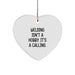 Funny Welding Gifts for Men - Heart Ornament with Welding Isn't A Hobby. It's A Calling. - Christmas Unique Gifts from Friends - Gift for Welding Enthusiasts - Image 1