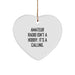 Funny Amateur Radio Heart Ornament Gifts from Friends for Men Women Christmas Unique Presents - Image 1
