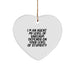 Funny Agent Gifts from Friends for Christmas Heart Ornament, Sarcasm Agent Quote, Unique Agent Decorations - Image 1