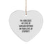 Funny Biologist Heart Ornament Gifts from Friends to Biologist, Christmas Unique Ornaments for Biologist - Image 1
