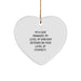 Funny Case Manager Gifts for Coworkers, Heart Ornament for Men, Unique Christmas Unique Gifts from Friends, 'I'm A Case Manager. My Level Of Sarcasm Depends On Your Level Of Stupidity.' - Image 1