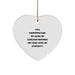 Funny Chiropractor Gifts from Friends and Family to Men and Women, Heart Ornament for Chiropractors with a Dash of Sarcasm - Image 1