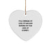 Funny Comedian Heart Ornament Gifts from Men for Christmas Unique Comedian Lover - Image 1