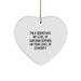 Christmas Heart Ornament for Dispatchers, Funny Gifts from Friends for the Sassy Dispatcher, Heartfelt Christmas Unique Gifts - Image 1