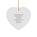 Funny Insurance Adjuster Gifts from Men, Gifts for Insurance Adjuster, Heart Ornament, I'm An Insurance Adjuster. My Level Of Sarcasm Depends On Your Level Of Stupidity. Christmas Unique Gifts - Image 1