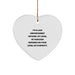Funny Law Enforcement Officer Heart Ornament Gifts from Friends for Law Enforcement Officers - Sarcasm Humor Christmas Unique Gifts - Image 1