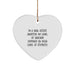Funny Sarcastic Real Estate Investor Gifts from Friends and Family for Christmas Unique Heart Ornament - Image 1