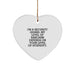 Funny Security Guard Gifts from Friends, Heart Ornament for Security Guard Men, Christmas Unique Gifts - Image 1