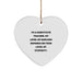 Funny Substitute Teacher Gifts from Friends and Family - Heart Ornament for Men and Women - I'm a Substitute Teacher Gifts for Christmas Unique - Image 1
