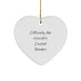 Funny Banker Gifts, Heart Ornament, Officially The World's Coolest Banker, Christmas Unique Gifts, Gifts from Friends - Image 1