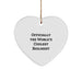 Funny Biologist Gifts from Men to Friends - Heart Ornament Christmas Unique Gifts for Biologist - World's Coolest Biologist Quote - Image 1