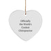 Funny Chiropractor Heart Ornament Gifts from Friends and Family for Christmas Unique - Image 1