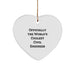 Funny Civil Engineer Heart Ornament Gifts from Friends to Civil Engineer Men - Image 1