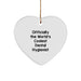 Dental Hygienist Gifts from Friends - Officially The World's Coolest - Heart Ornament for Christmas Unique Gifts - Image 1