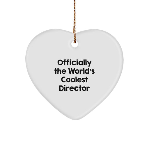 Funny Director Heart Ornament Gifts from Friends for Christmas Unique Presents - Image 1