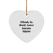Funny Insurance Adjuster Heart Ornament Gifts from Friends for Men, Gifts for Insurance Adjuster, Cute Christmas Unique Gifts, Officially The World's Coolest Insurance Adjuster - Image 1
