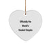 Funny Official Umpire Gifts from Family, Heart Ornament for Umpire Lover, Christmas Unique Presents - Image 1