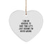 Funny Advisor Christmas Unique Gifts for Men, Women, Friends, from Coworkers, Family, with Inspirational Quote - Heart Ornament - Image 1