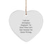 Aerospace Engineer Funny Heart Ornament Gifts from Friends, Christmas Unique Gifts, Heart Shaped Gift for Aerospace Engineers, Men, Women, Family - Image 1