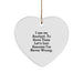 Funny Analyst Heart Ornament Gifts from Men to Friends - I Am An Analyst Heart Shaped Decorations for Christmas Unique Gifts - Image 1