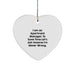 Funny Apartment Manager Gifts for Christmas Unique Heart Ornaments from Friends to Apartment Manager Coworkers - Image 1