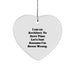 Funny Architect Gifts for Him, Heart Ornament with 'I Am An Architect' Humor, Ideal Gift Ideas for Christmas Unique Gifts from Family - Image 1